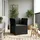 vidaXL 1-Sitzer Sessel 1 x 1 x 1 cm grau/schwarz