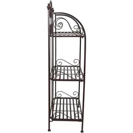 Dekoleidenschaft Metallregal Arabeske Standregal 0 x 0 x 0 cm Antik Braun