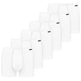 SCHIESSER Retro Boxershorts unifarben weiß XXL 6er Pack