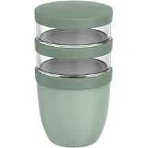 Mepal Müslibecher 3-teilig Ellipse Nordic sage 0,5 l + 2 x 0,2 l