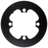m-wave by samox M-Wave Unisex-Adult PD-G-104 Kettenschutz, Aluminium, schwarz eloxiert, Lochkreis 104 mm, Black, für 40 Zähne