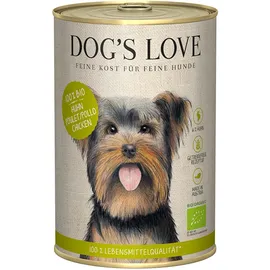 Dog's Love Bio Huhn mit Buchweizen, Sellerie & Basilikum 6 x 400 g