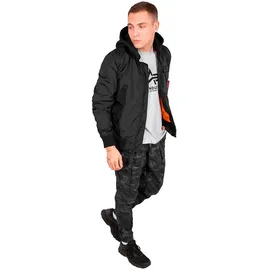 Alpha Industries MA-1 TT Hood black/black L