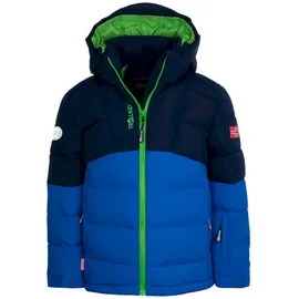 TROLLKIDS Gryllefjord Daunenjacke Stormy Blue 128