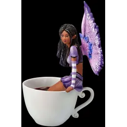 Figuren Shop GmbH Fantasy-Figur Elfen Figur in Tasse - Tea Fairy by Amy Brown - Elfenfigur Fantasy Dek