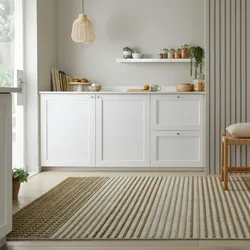Kadima Design Maschinenwaschbar Streifenteppich `Otter Ian`, ideal für das Familienleben. Farbe: Grün, 160x240 cm