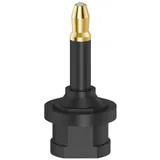 Hama ODT-Adapter Toslink-Kupplung - optischer 3,5-mm-Stecker 0 m Schwarz