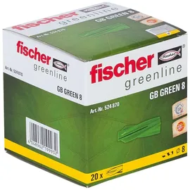 Fischer Gasbetondübel GB Green 8 20 Stück