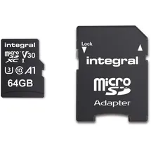 Integral INMSDX64G-100V30 64 Gb microSDxC UHS-I Speicherkarte