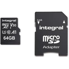 Integral INMSDX64G-100V30 64 Gb microSDxC UHS-I Speicherkarte