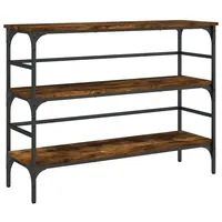 VidaXL Konsolentisch Räuchereiche 100x32x75 cm Holzwerkstoff