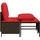 vidaXL Garten-Lounge-Set 4-tlg. braun