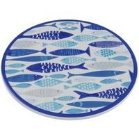 Versa Untersetzer Fisch Kork Keramik 20 x 20 cm