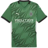 Puma Borussia Mönchengladbach Auswärtstrikot 2024/25 mit Sponsor Herren 07 archive green/white XXL