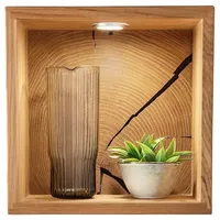 G+k möbelvertriebs-gmbh Wandregal 34 x 34 cm Wildeiche