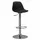 AMSTYLE Barhocker Korsika 360° drehbar höhenverstellbar Kunstleder Schwarz