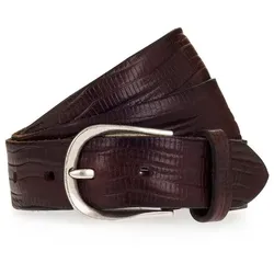 b.belt Gürtel Leder dunkelbraun 90 cm