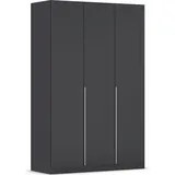 Rauch Drehtürenschrank »Kleiderschrank Schrank Garderobe AGORDO mit Dekor- oder Hochglanzfront«, (in zwei Griff-Farben), durchdachte Innenausstattung, in 6 Breiten und 2 Höhen MADE IN GERMANY, grau