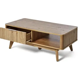 Jahnke Wave Coffee SK Braun Eiche 110 x 44 cm