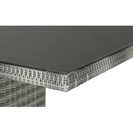 Möbel Kraft Padua Gartentisch 100 x 75,5 cm grau
