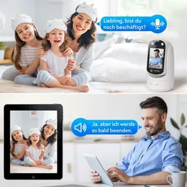 LuVision C20 WLAN PTZ Überwachungskamera Weiß
