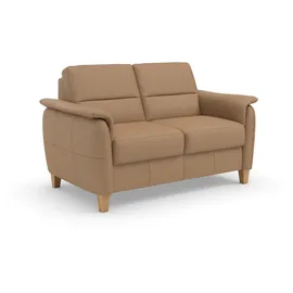 Home Affaire 2-Sitzer HOME AFFAIRE "Palmera, B: 149 cm", braun (cappuccino), B:149cm H:89cm T:89cm, Luxus-Microfaser (100% Polyester);Struktur (100% Polyester);Luxus-Microfaser in Lederoptik (100% Polyester), Sofas, mit Federkern