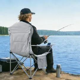 Mondeer Campingstuhl 2er Set Blau