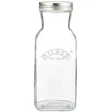 Kilner Saftflasche zum Befüllen 1 L | Aufbewahrung und Konservierung aller selbstgemachten Joghurts, Säfte und Milch | auslaufsichere Glas Trinkflasche mit Schraub-Deckel | Flasche zum Befüllen