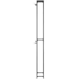 vidaXL Weinregal 34 x 18 x 200 cm Schwarz