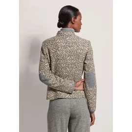 Madeleine Verkürzter Wollblazer mit Stehkragen, Taschen in taupe / graphit), | Gr.: 46