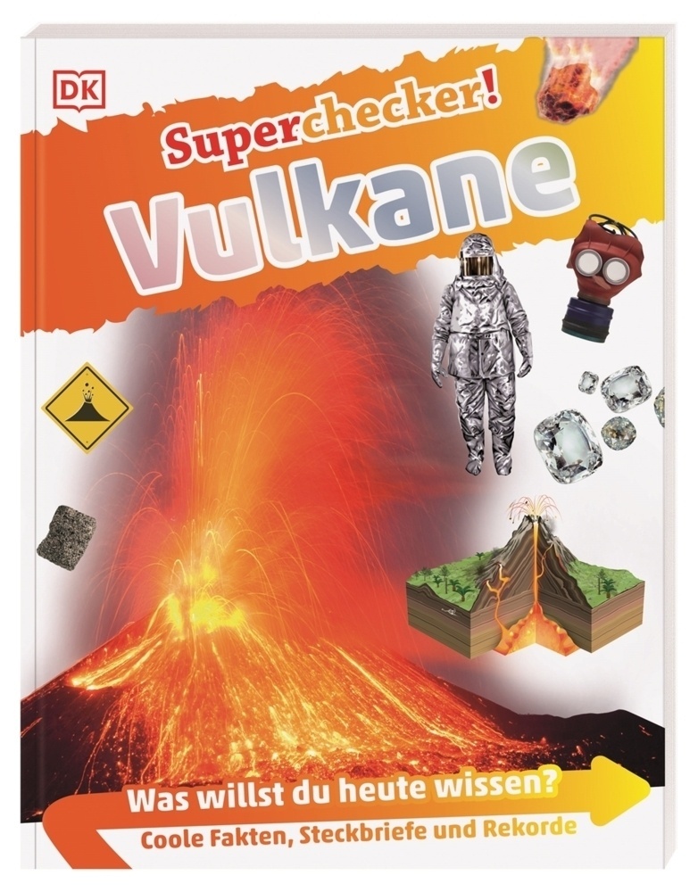 Vulkane / Superchecker! Bd.5 - Maria Gill  Kartoniert (TB)