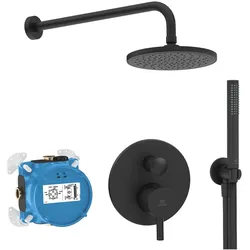 Ideal Standard Ceraline Armaturen-Paket, Badarmaturen, silk black