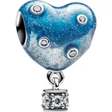 Pandora Heißluftballon Herz Blau 793595C01
