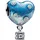 Pandora Heißluftballon Herz Blau 793595C01