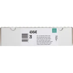 Exacompta 42454E 120x Rolle 2-lagig unabhängiges, für Kartenzahlung, 60g, Breite: 57mm, Durchmesser Kern 12mm, Länge: 10m - Weiß