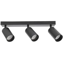 EDO Spot Deckenleuchte MALGA 3 schwarz 3-flammig 3x GU10 EDO777349 EDO