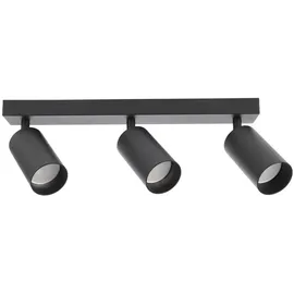EDO Spot Deckenleuchte MALGA 3 schwarz 3-flammig 3x GU10 EDO777349 EDO