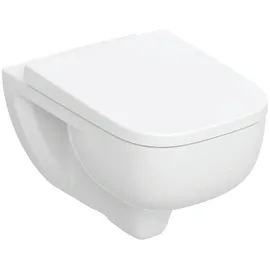Geberit Renova Plan Wand-Tiefspül-WC mit WC-Sitz Weiß KeraTect