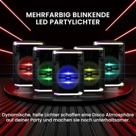 Pyle Audio Partybox schwarz