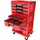 QBRICK System Pro Drawer Workshop Set 3 red Ultra Hd Custom - 2x Drawer 2 Toolbox + 1x Drawer 3 Toolbox + Rollbrett -