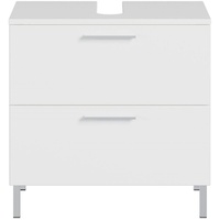 Lomadox Waschbeckenunterschrank AMASYA-01 Waschbeckenunterschrank Badezimmer in weiß, B/H/T: ca. 60/60/35 cm weiß
