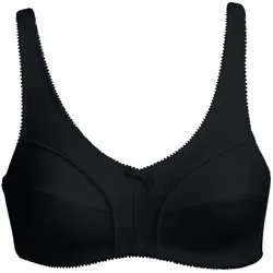 Soft-BH VIANIA, Damen, Gr. 85, Cup C, schwarz, 100% Baumwolle, BHs