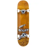 Enuff Skateboards Big Wave 8 ́ ́ Skateboard - Brown / Silver - 32 Zoll