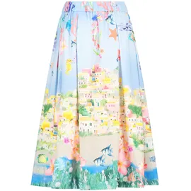 Vera Mont Maxirock Damen Floral Blau/Rot 36