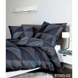 JANINE J.D. 87065 nachtschattenblau 135 x 200 cm + 80 x 80 cm