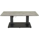 LC Garden Como Gartentisch 80 x 140 x 50 cm Grau