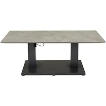 LC Garden Como Gartentisch 80 x 140 x 50 cm Grau