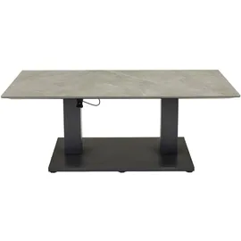 LC Garden Como Gartentisch 80 x 140 x 50 cm Grau