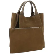 ABRO Essential Shopper Leder Green