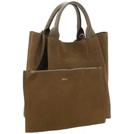 ABRO Essential Shopper Leder Green